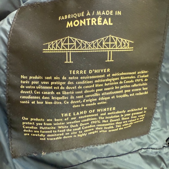KANUK Mariilia Down White duck Puffer Parka Coat Jacket 800 fill Women M - Picture 11 of 14